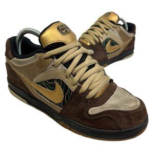 Nike SB Unisex 6.5M/8W Air Zoom Oncore Dunk Low 6.0 Y2K Brown Gold Skate 2008
